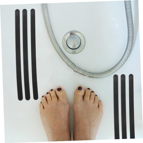24PCS Anti-Slip Bathtub Stickers Self-Adhesive PEVA Non-Skid Tapes for Boys and Girls Waterproof Safety Floor Strips for Bathroom and Stairs