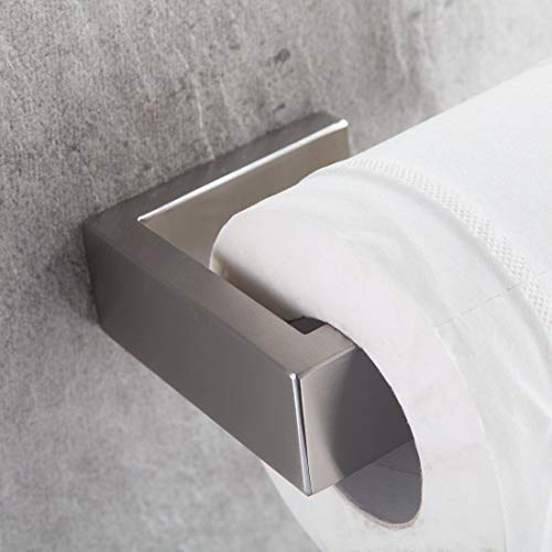 Fapully Four Piece Bathroom Accessories Set Stainless Steel Brushed Nickel | Wall Mounted,Towel Bar Set - color: Brushed Nickel, style: 4 Piece