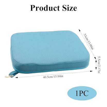 HNYG Cushion for Shower Seat,Bath Cushion for Shower Bench and Tub Transfer Bench,Non Slip Seat Pad with Hook,Seat Mat for for Dorm Desk Chair,Bathtub Chair Pad,Quick Drying and Washable