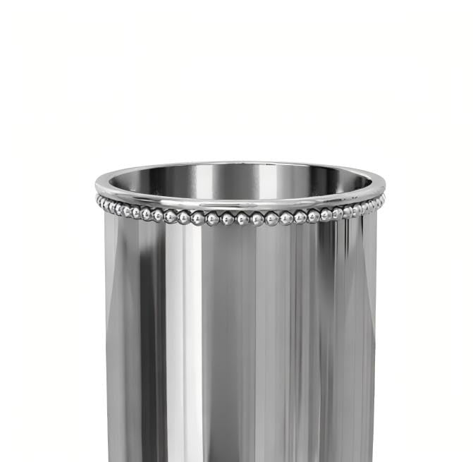 Toothbrush Holder, Tumbler Cup, Stainless Steel Rinse Cup, Shiny Bathroom Cup, Vanity Countertop Organizer for Makeup Brushes, Toothpaste, Cotton Swabs, Dorms, RVs