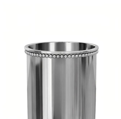 Toothbrush Holder, Tumbler Cup, Stainless Steel Rinse Cup, Shiny Bathroom Cup, Vanity Countertop Organizer for Makeup Brushes, Toothpaste, Cotton Swabs, Dorms, RVs