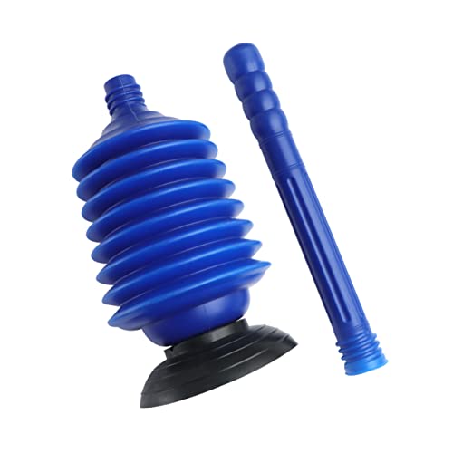 Amosfun 2pcs Heavy Duty Plunger for Toilet High Pressure Unclogger Toilet Plunger Ergonomic Handle Plunge for Bathroom