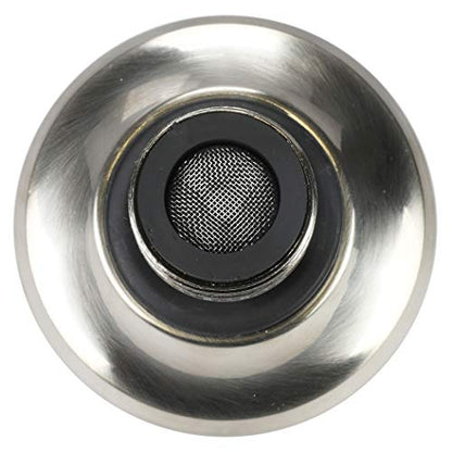 Danco Dual Thread Premium Swivel Water-Saving Sprayrator, Brushed Nickel, 10502 - color: Brushed Nickel, size: Dual Thread Premium Swivel Water-Saving