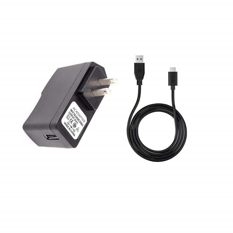 USB-C 5V AC/DC Adapter Compatible with MABOGU Model EV03 EVO3 3.7V 2000mAh 2500mAh Li-ion Battery 50W Electric Bathroom Spin Scrubber Shower Cordless Cleaning Brush Power Supply Cord Charger