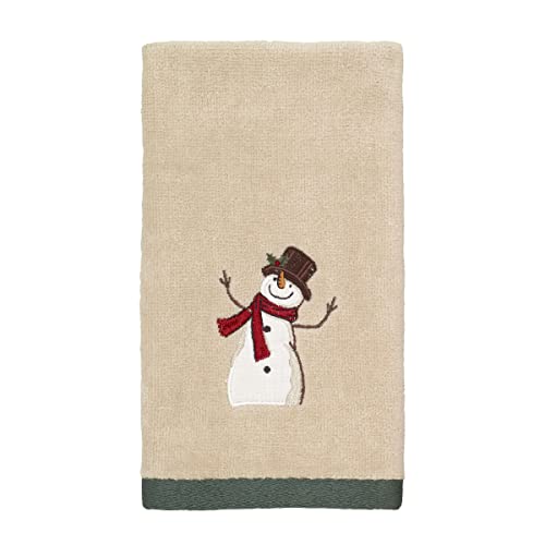 Avanti Linens - Fingertip Towel, 100% Cotton Velour, Holiday Decor, Set of Four (Friends Gather Collection) - size: Fingertip Towel