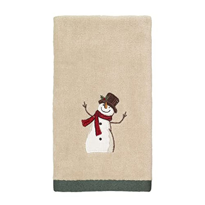 Avanti Linens - Fingertip Towel, 100% Cotton Velour, Holiday Decor, Set of Four (Friends Gather Collection) - size: Fingertip Towel