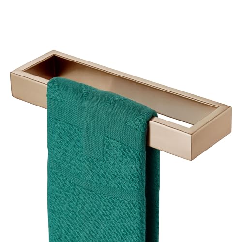 KOKOSIRI Towel Ring for Bathroom Hand Towel Holder 9 Inch Towel Hanger Rack Champagne Bronze Stainless Steel Wall Mount, 1 Pack B4008CPG-L9 - color: Champagne Bronze, size: 1 Pack
