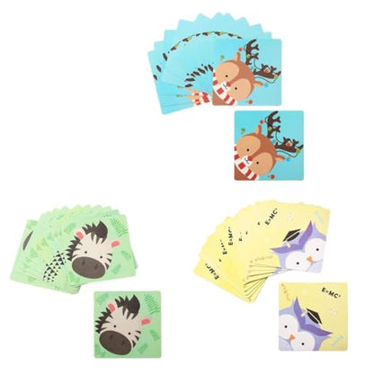 YiZYiF 12Pcs Non-Slip Bathtub Stickers Bathroom Shower Treads Cute Animal Kindergarten Decal for Kids Room Stairs Floors Pools (Owl, Zebra, sika Deer Randomly) Random Color 12 * 12cm