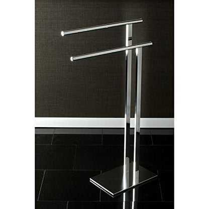 Kingston Brass SCC6031 Edenscape Freestanding Towel-Rack, Polished Chrome - color: Polished Chrome