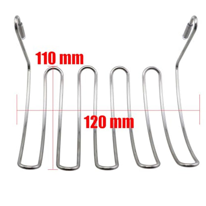 4.7 Inch Length 201 Stainless Steel Wall Mounted Dish Rack for Storing Cloths Sponges Soap Combs