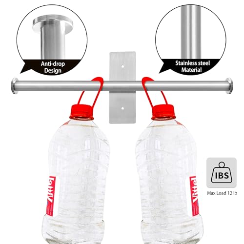 Double Roll Toilet Paper Holder, OBODING, Adhesive or Drilling Stainless Steel Toilet Paper Holder Wall Mount for Bathroom (Silver) - color: Silver