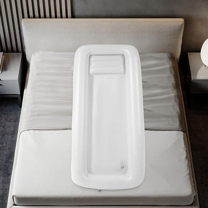 Medical Inflatable Bathtub Portable Bed Electric air Pump Water Bag air Cushion Next to The Bathtub Suitable for Disabled, Elderly, bedridden Patients, Elderly, Disabled People