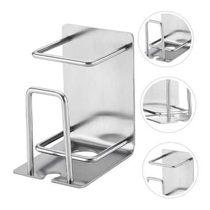Generic Toothbrush Organizer Rinsing Cup Wall Mounted Toothbrush Rack Stainless-Steel Toothbrush Holder Modern Bathroom Accessory