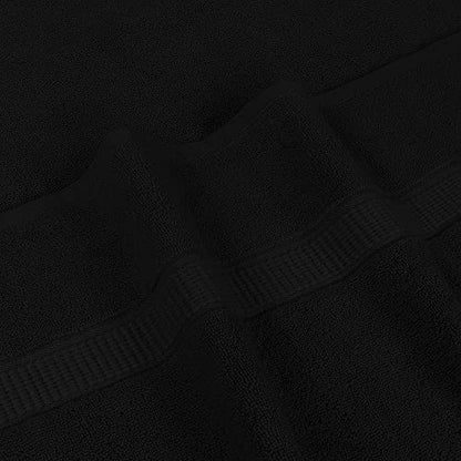 Utopia Towels - Luxurious Jumbo Bath Sheet 2 Piece - 600 GSM (35X70 Inches) 100% Ring Spun Cotton - Highly Absorbent and Quick Dry Extra Large Bath Towel - Super Soft Hotel Quality Towel (Black) | Extra Large Ring Spun Cotton Bath Sheets - Soft, Plush, Qu