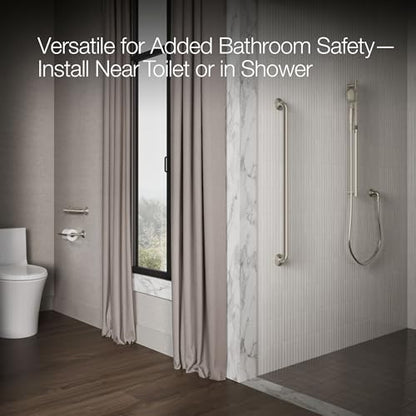 12 in. ADA Compliant Grab Bar - color: Vibrant Brushed Nickel