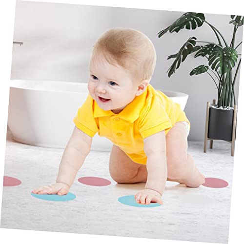 ULTECHNOVO 18Pcs Slip Shower Stickers Bathtub Decals for Safety Peva Adhesive Non Slip Strips Easy Installation for Bathroom Floors Stairs Mixed