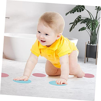 ULTECHNOVO 18Pcs Slip Shower Stickers Bathtub Decals for Safety Peva Adhesive Non Slip Strips Easy Installation for Bathroom Floors Stairs Mixed