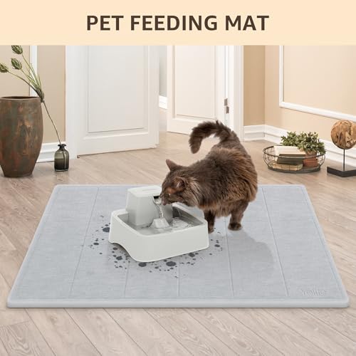 Yolife 32"x 20" Stone Bath Mat Large, Diatomaceous Earth Bath Mat for Bathroom, Super Absorbent Quick Drying Stone Shower Mat, Non-Slip Natural Diatomite Bathroom Floor Mat, Easy to Clean (Light Grey) - color: Light Grey