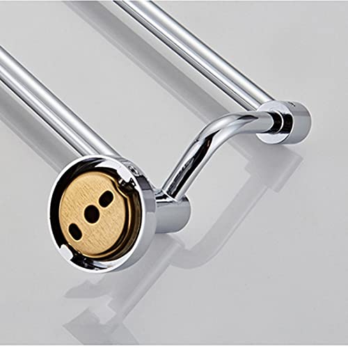 Wall Mounted Towel Holder, Double Pole Bathroom Hand Towel Holder, Stainless Steel Towel Bar, Kitchen Towel Rack, Multiple Uses 5 Sizes (Size : 70cm) - size: 70cm
