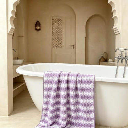 2-Pack Microfiber Bath Towels (27x54 Inches) - Ultra Soft & Quick Dry, 3X Absorbency, Lightweight for Gym, Yoga, Travel & Spa - Perfect for Home, Fitness & Post-Workout