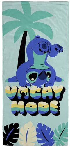 Jay Franco Disney Lilo & Stitch Kids Bath Pool Beach Towel - Super Soft & Absorbent 100% Cotton Towel, Measures 28 x 58 - color: Teal - Lilo & Stitch