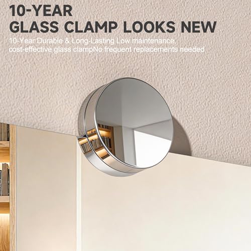 Hasipu Home Gym Mirror, 48"x24" Each, 3-Pack Frameless Wall Mounted Mirrors with Glass Clamps & 2 Aluminum Rail, Large Body Mirror for Home Gym, Yoga Studio, Bedroom, Silver Tempered Glass - size: 48"x24" - 3PCS