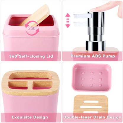 Pink Bathroom Accessories Set with Glitter Shower Curtain and Rugs,Bathroom Sets with Extra Soft and Absorbent Bath Rugs Sequin Shower Curtain Pink Bathroom Sets for Bath Decor - size: Bath Set+Shower Curtain+Bath Rugs, style: Pink1