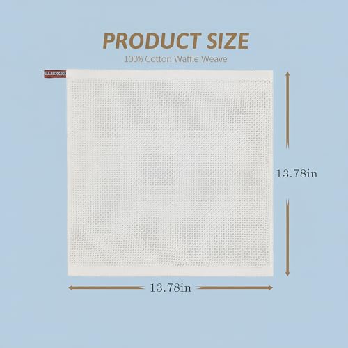 Waffle Weave Cotton Towel, Soft Quick Dry Lightweight Absorbent Bath and Hand Towel for Bathroom, Spa, and Travel - color: White