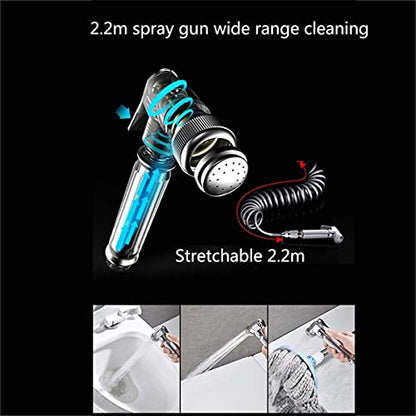 Thermostatic Waterfall Rainfall Shower Panel Tower Shower Shower Column Body Massage Jets Hand Shower Tub Spout Wall Mounted Shower PanelSilver (B),B - color: B