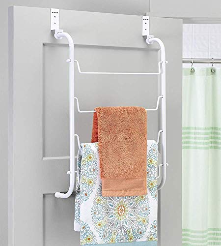 Whitmor Over The Door, White Towel Rack, Medium, 6023-529