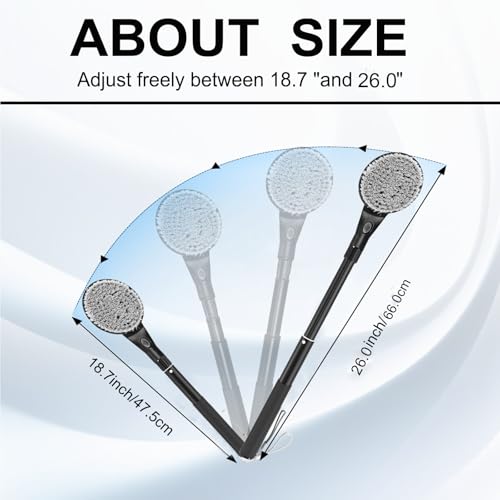 Back Scrubber for Shower,26" Long Handle Shower Brush for Body Exfoliator and Deep Clean,Back Brush for Shower for Men,Women and Elderly