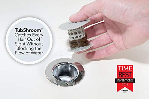 TubShroom and SinkShroom Drain Protectors Hair Catchers for Bathtubs and Sinks, Gray - color: Gray