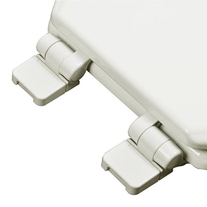 1F1E7-02 Premium Molded Wood Elongated Toilet Seat with Slow Close Hinge & OSG, Biscuit - color: Biscuit/Linen, style: ELONGATED