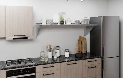 AmGood 24 in. x 60 in. Stainless Steel Wall Shelf | NSF | Metal Shelving | Garage, Laundry, Storage, Utility Room | Restaurant, Commercial Kitchen - size: 24 in. x 60 in.
