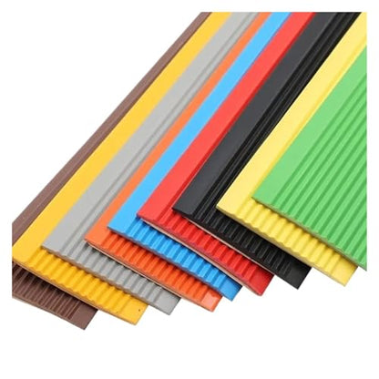 1M PVC Self-Adhesive Anti-Slip Stair Tape Treads Carpet Floor Sticker Safety Waterproof Bathroom Floors Ground Sealing Strip(Black)