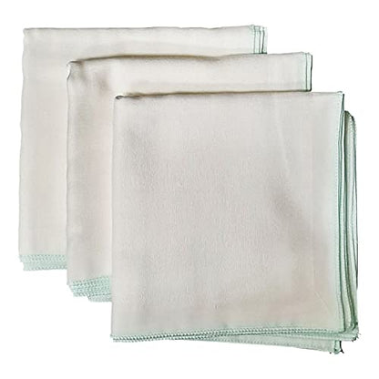 Angel-In-Moms [15 Packs] Natural Cotton 100% Soft Muslin Gauze Handkerchief, Face Washcloths, Makeup Remover Thin Towels, Wide Size 14 inch x 14 inch, Reusable Napkins Hankies Bath Towel (Mint) - color: Mint