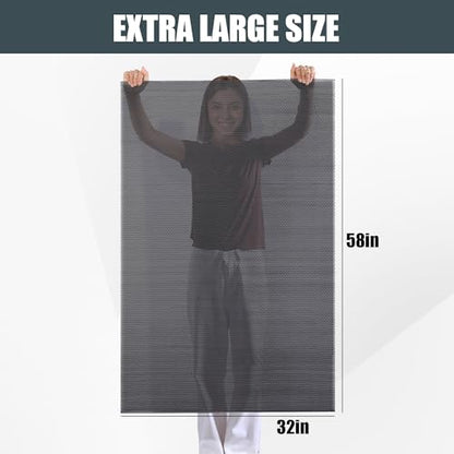 58×32 Inches Extra Large Shower Mat, Anti Slip Bathtub Mat for Tub & Shower,Quick-Dry PVC Shower Stall Mat for Bathroom - size: 58" x 32" (Rectangular)