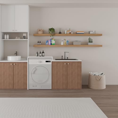 72 inch Long Floating Shelves for Wall,Solid Wood Long Wall Shelves Set of 2,Natural Wooden Mounted Shelf,Bookshelf Bathroom Shelves (Natural, 72 Inch) - color: Natural, size: 72 Inch set of 2
