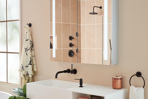 Signature Hardware 483897 Lexia 1.2 GPM Wall Mounted Widespread Bathroom Faucet with Pop-Up Drain Assembly - color: Polished Nickel