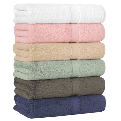 Supreme Terry 3-Piece 100% Turkish Cotton Towel Set, Hotel Quality Soft & Absorbent, 1 Luxury Bath Towel 1 Hand Towel 1 Washcloth-Green - color: Green, size: 3 Pcs Set