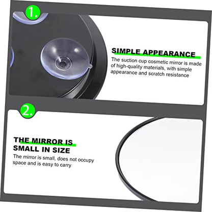 1pc Magnifying Beauty Mirror Suction Cup Mount Compact for Bathroom Makeup Vanity Cosmetics Lighted - size: 15.00X15.00X3.00CM