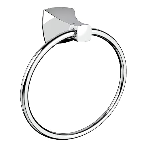 Hand Towel Holder for Bathroom Kitchen Polished Chrome Towel Ring Towel Hanger Stainless Steel and Zinc Alloy Wall Mount - color: Polished Chrome