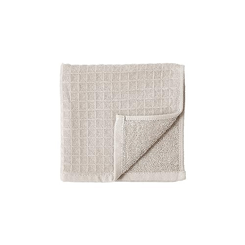 UCHINO Waffle Twist Cotton Washcloth Absorbent Quick Dry 13 x 13 1Pc Linen - color: Linen, size: Wash Cloth