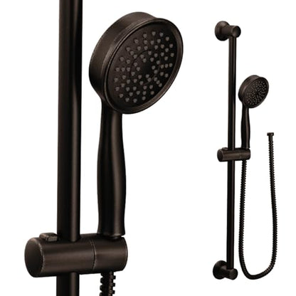 Moen Eco-Performance Oil-Rubbed Bronze Detachable Handheld Showerhead with 69-Inch-Long Hose Featuring 24-Inch Slide Bar, 3668EPORB - color: Oil Rubbed Bronze