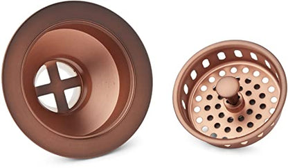 Signature Hardware 446627 4-1/2" Basket Strainer with Tailpiece - color: Stainless Steel