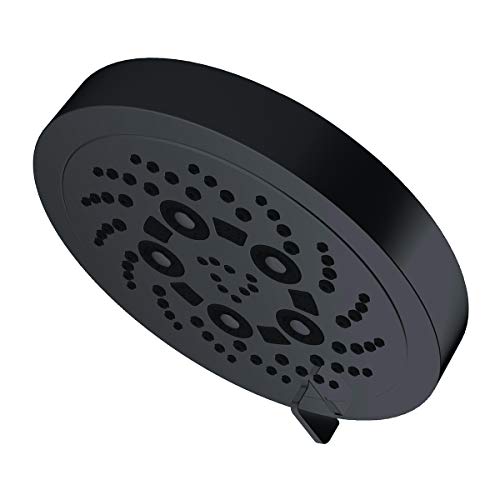 Speakman S-6000-MB-E175 Vector Multi-Function Matte Black, 1.75 GPM Adjustable Shower Head - color: Matte Black, size: 1.75 GPM