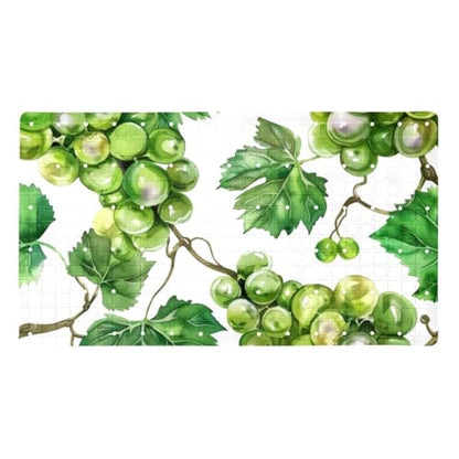 Bathtub Mats for Shower Tub, Watercolor Seamless Green Grapes Anti-Slip Bath Mats for Inside Tub, Bathroom Shower Mats with Drain Holes and Suction Cups - color: Multi 03