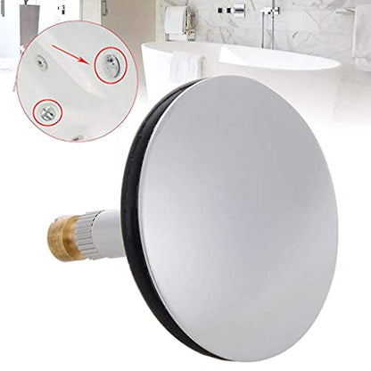 2Pcs Bathtub Drain Stopper Bathroom Bath Tub Sink Plug Replacement 43mm Bathtub Stopper Replacement