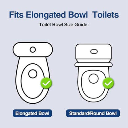 5" Toilet Seat Riser Supports 300lbs Raised Toilet Seat with Removable Padded Arms for Seniors, Pregnant, Handicap(N1FYT14-AZ)
