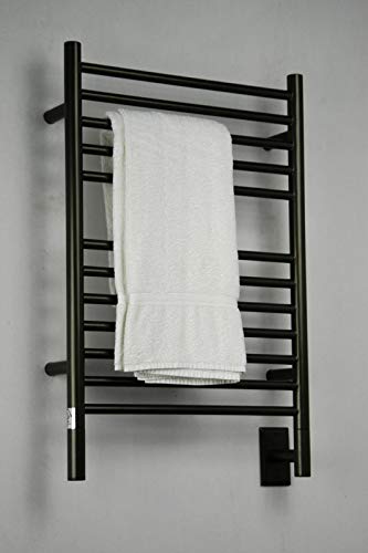 Amba Jeeves ESO Model E-Straight Hardwired Towel Warmer in Oil Rubbed Bronze - color: Oil Rubbed Bronze